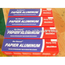 papier d&#39;aluminium argenté